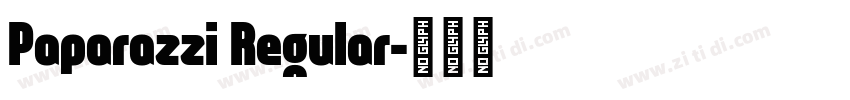 Paparazzi Regular字体转换